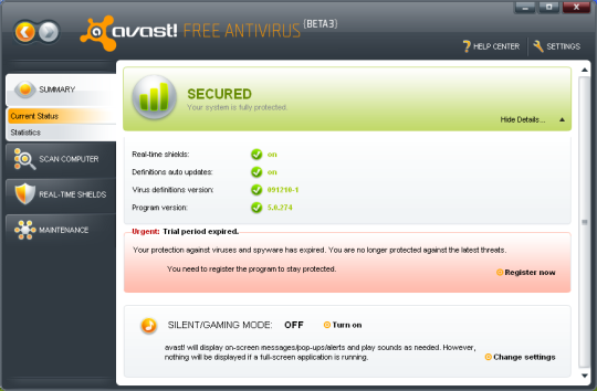 Avast antivirus