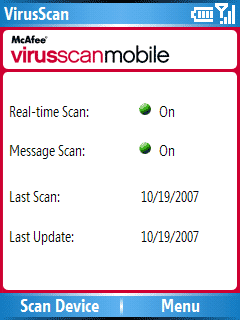 McAfee VirusScan Mobile