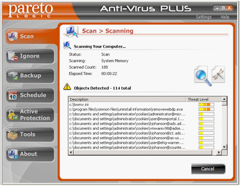 ParetoLogic Antivirus